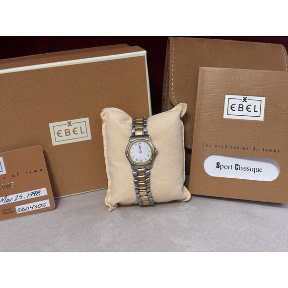 Vintage Ebel Ladies’ 1157111 Mini Sport Classique - Picture 1 of 4